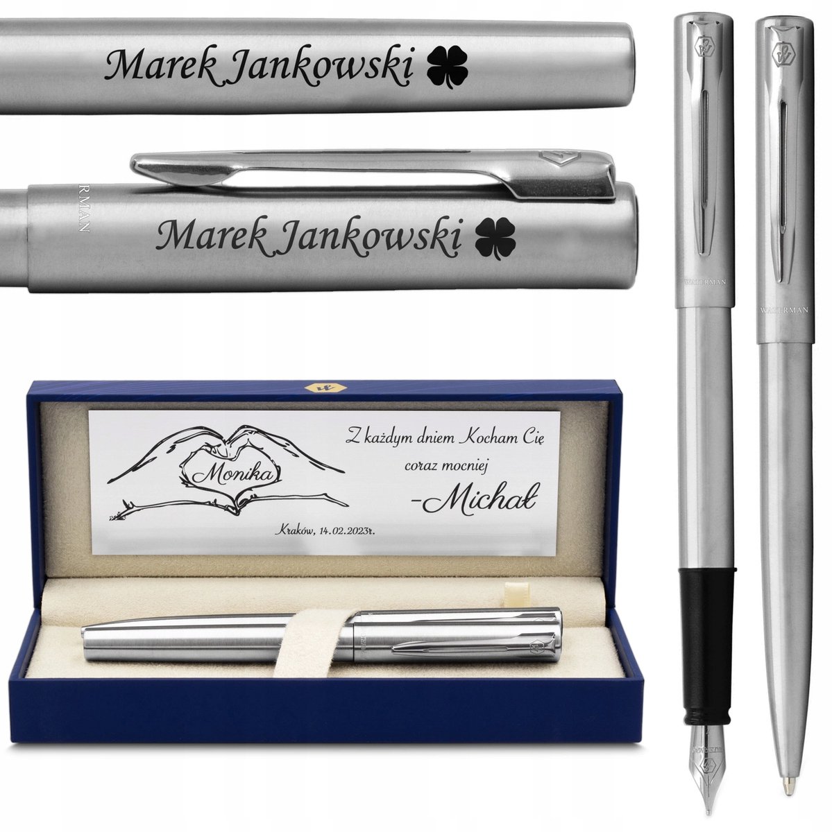 Luxe Schrijfset: Vulpen & Balpen met Gravure - Perfect Cadeau