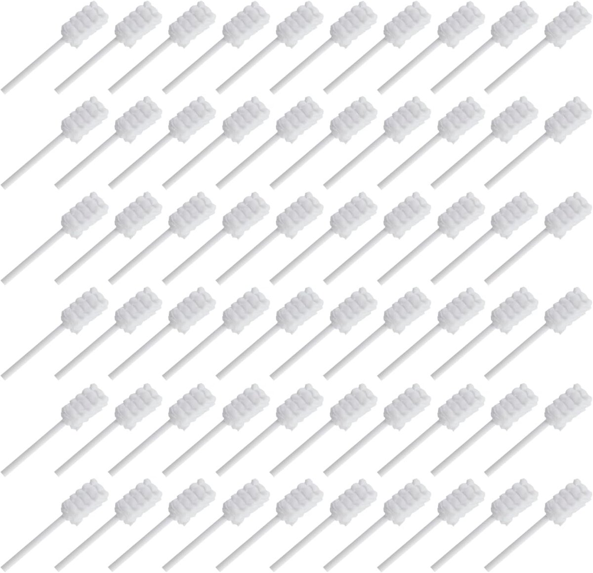 60 stuks gaasdoekjes, reinigingsdoekjes, zachte tandenborstels, babytandenborstels, kindertandenreiniging, tongreiniger