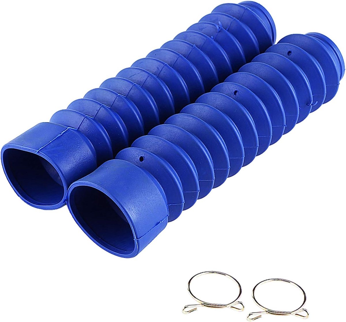 Voorvork Beschermer, met Schokdemper Beschermer Gators Boot voor 205x42mm voor Motorfiets (Zwart, Blauw, Groen, Rood) (blauw)