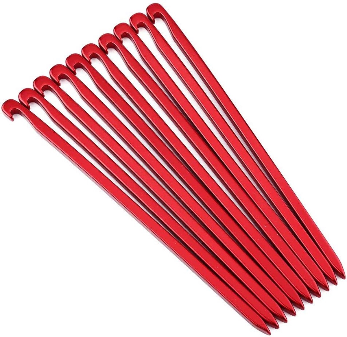 10 Stuks Tentharing, Zware Aluminium Camping Luifel Luifel Tent Peg Stakes Pinnen Nagels Voor Camping