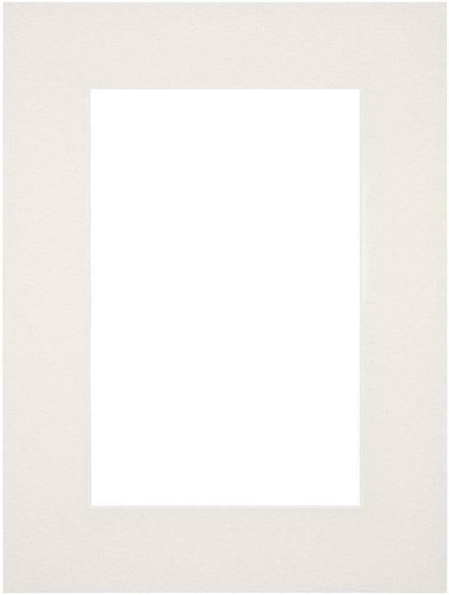 Passe-Partout Lijst 45x60 cm - Lichtgrijs - Voor fotomaat 30x45 cm - Perfect voor wanddecoratie - SnelShoppen
