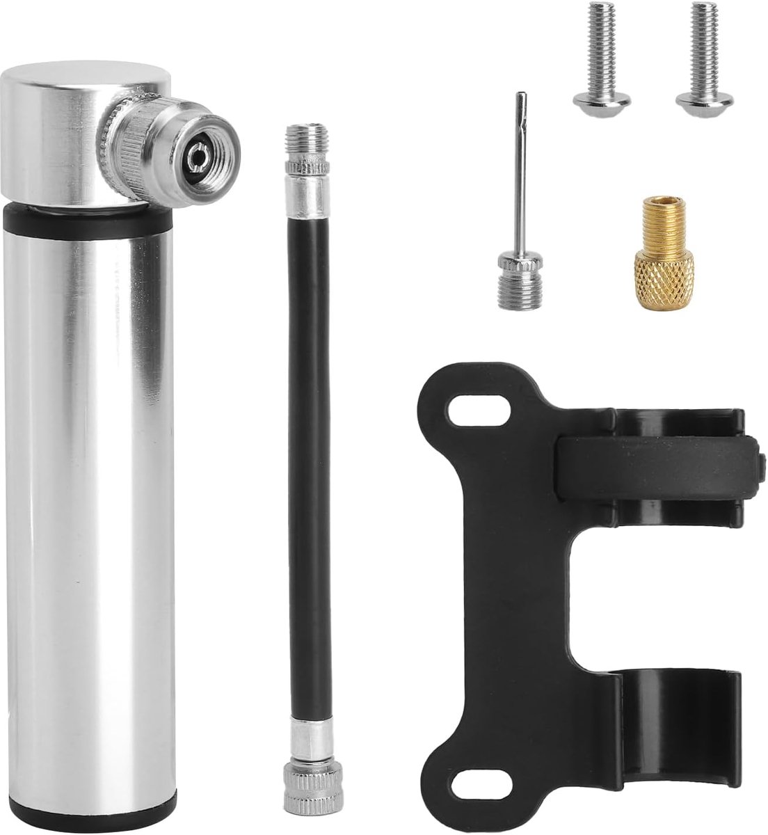 Mini fietspomp 120 PSI - draagbaar aluminium - energiezuinig - ideaal voor onderweg - ShopVlot