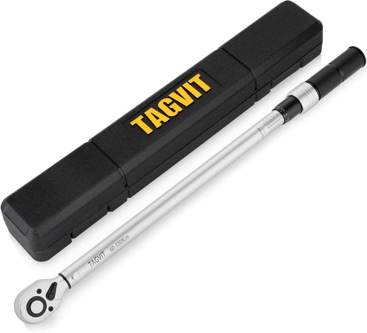 Krachtdopsleutel 1/2 Inch - Torque bereik 60-330 Nm - ±3% nauwkeurigheid - Ideaal voor auto- en vrachtwagenreparatie - ShopVlot