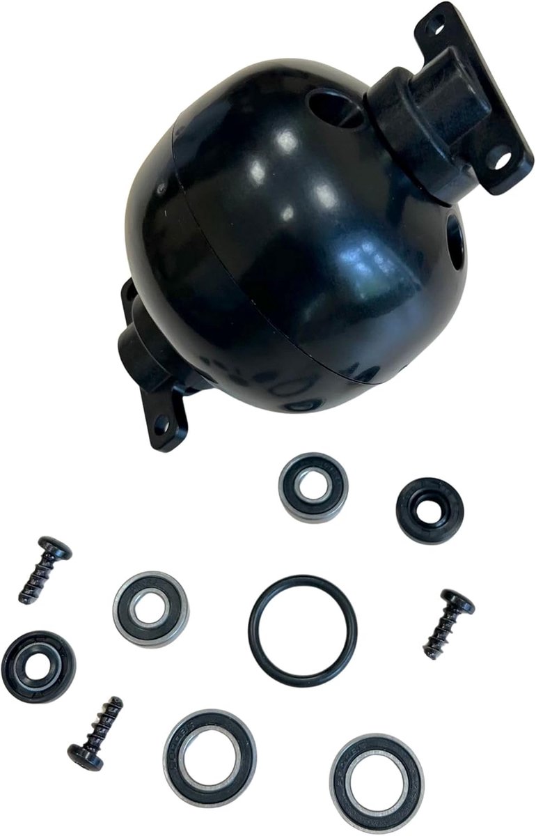 Achterwiel reparatieset - 6mm as - geschikt voor Husqvarna Automower 105, 305, 308, 308X - eenvoudig te vervangen - ShopVlot