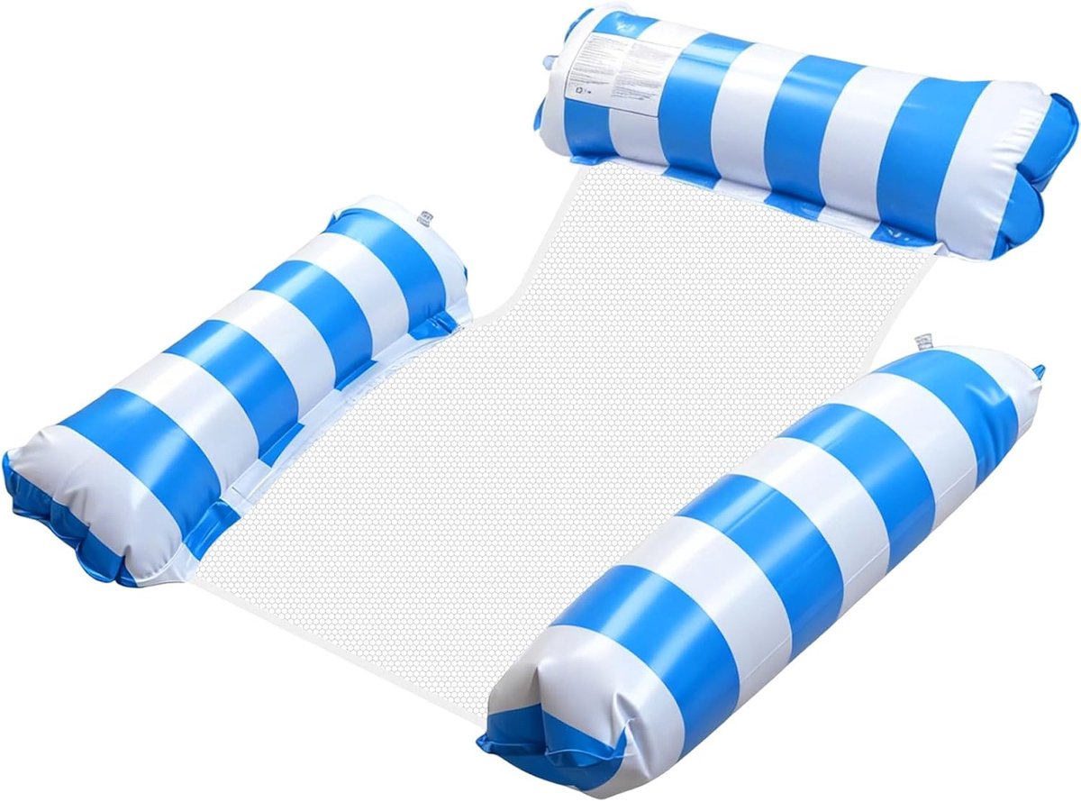 Zwembadstoel drijvende hangmat - comfortabel - ideaal voor ontspanning - 1 stuk - ShopVlot