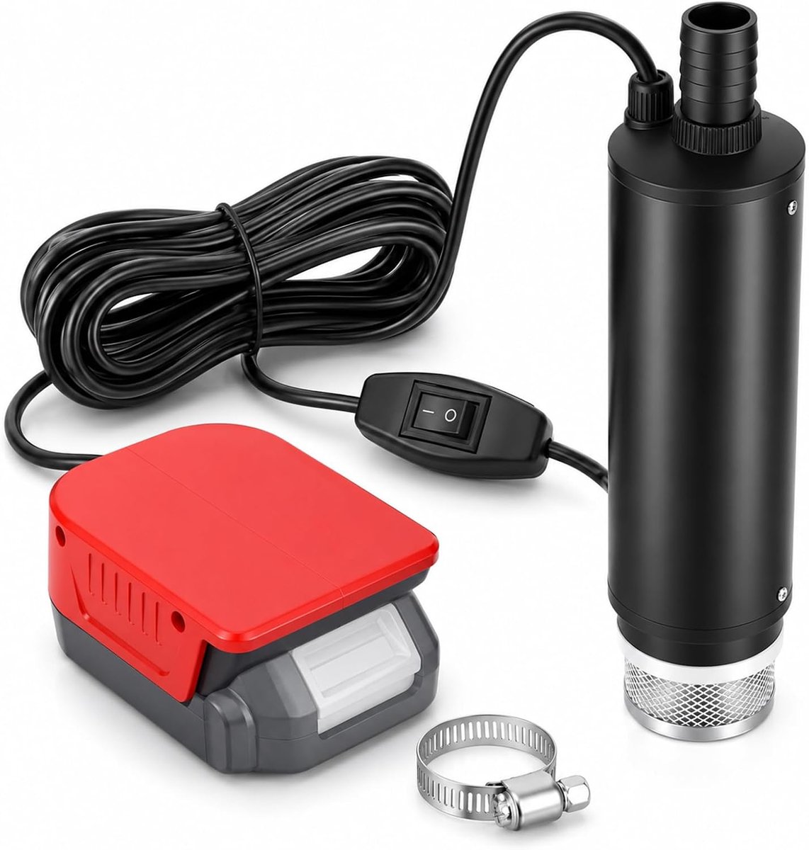 Waterpomp 30 l/min - dompelpomp met 4,14 m kabel - vuilwaterpomp voor zwembad - ideaal voor tuinirrigatie - ShopVlot