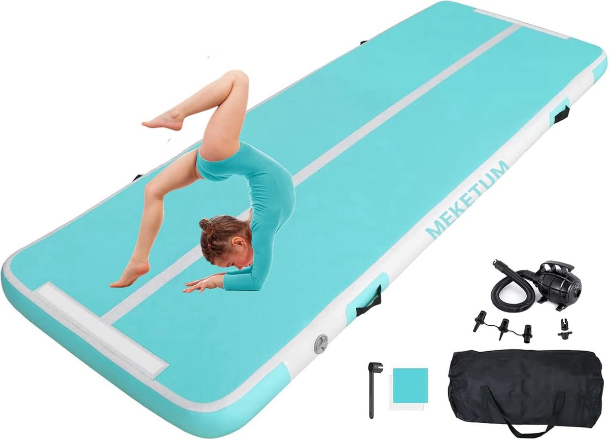 Gymnastiekmat 5 m - Opblaasbaar - Antislip - Ideaal voor training - ShopVlot