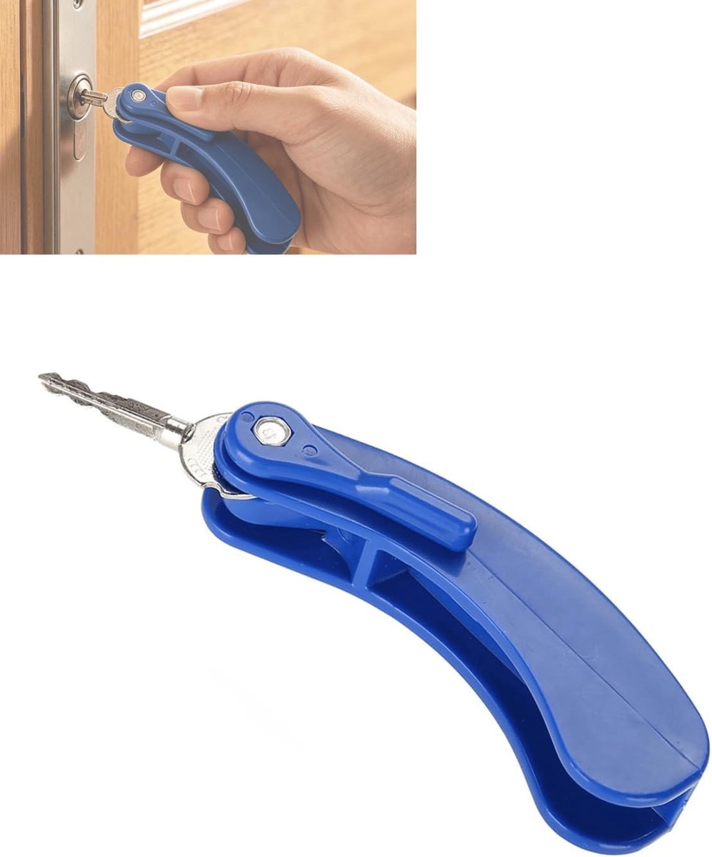 Deurhulp Verlenger Grip - Blauw Kunststof - Lichtgewicht en Handig - Ideaal voor Ouderen en Gehandicapten - ShopVlot