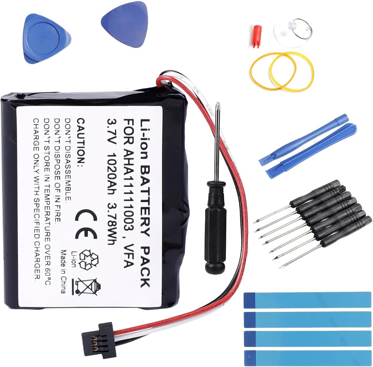 GPS batterij 1020 mAh - vervangbaar - hoge capaciteit - ideaal voor navigatie - ShopVlot
