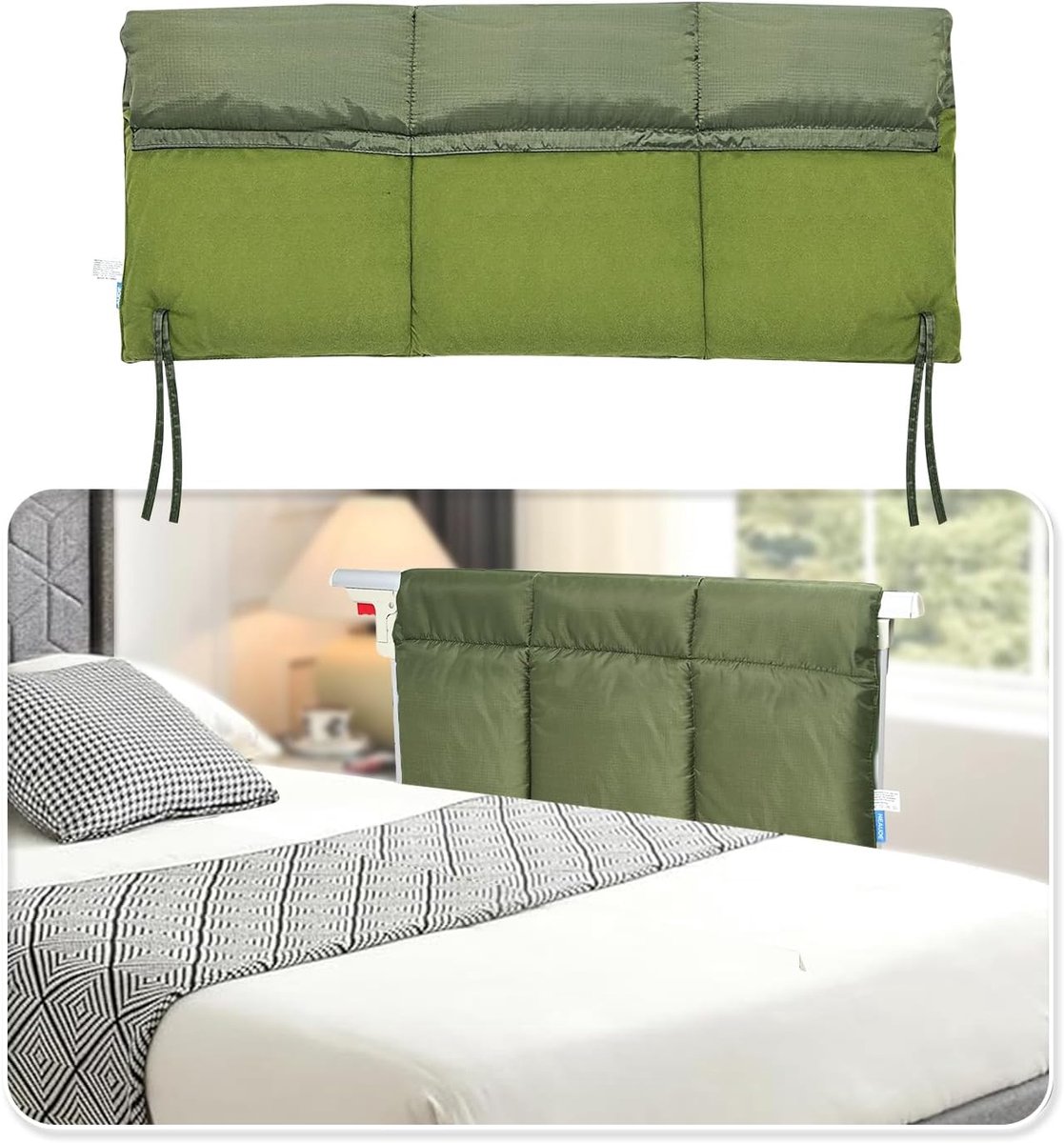 Bedhekje Beschermkussens 77.5cm - Zachte Padding - Veiligheid voor Ouderen - Voorkomt Stoten - ShopVlot