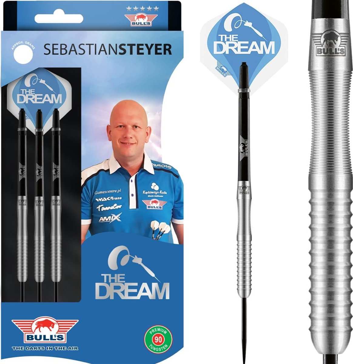 Darts 2-90% tungsten - steeltip - professionele kwaliteit - hogere scores - ShopVlot