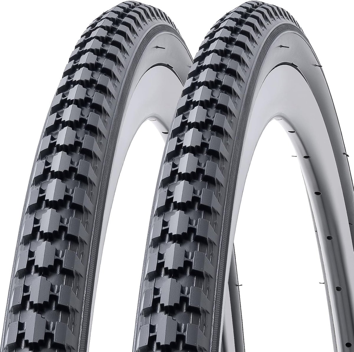 Fietsbanden 27 x 1 3/8 inch - Duurzaam rubber - Geschikt voor stadsfietsen - 2 stuks - ShopVlot
