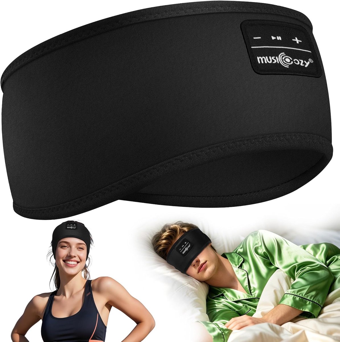 Slaapkoptelefoon Bluetooth - Bamboe - Draagcomfort - Ideaal voor ontspannen slapen - ShopVlot