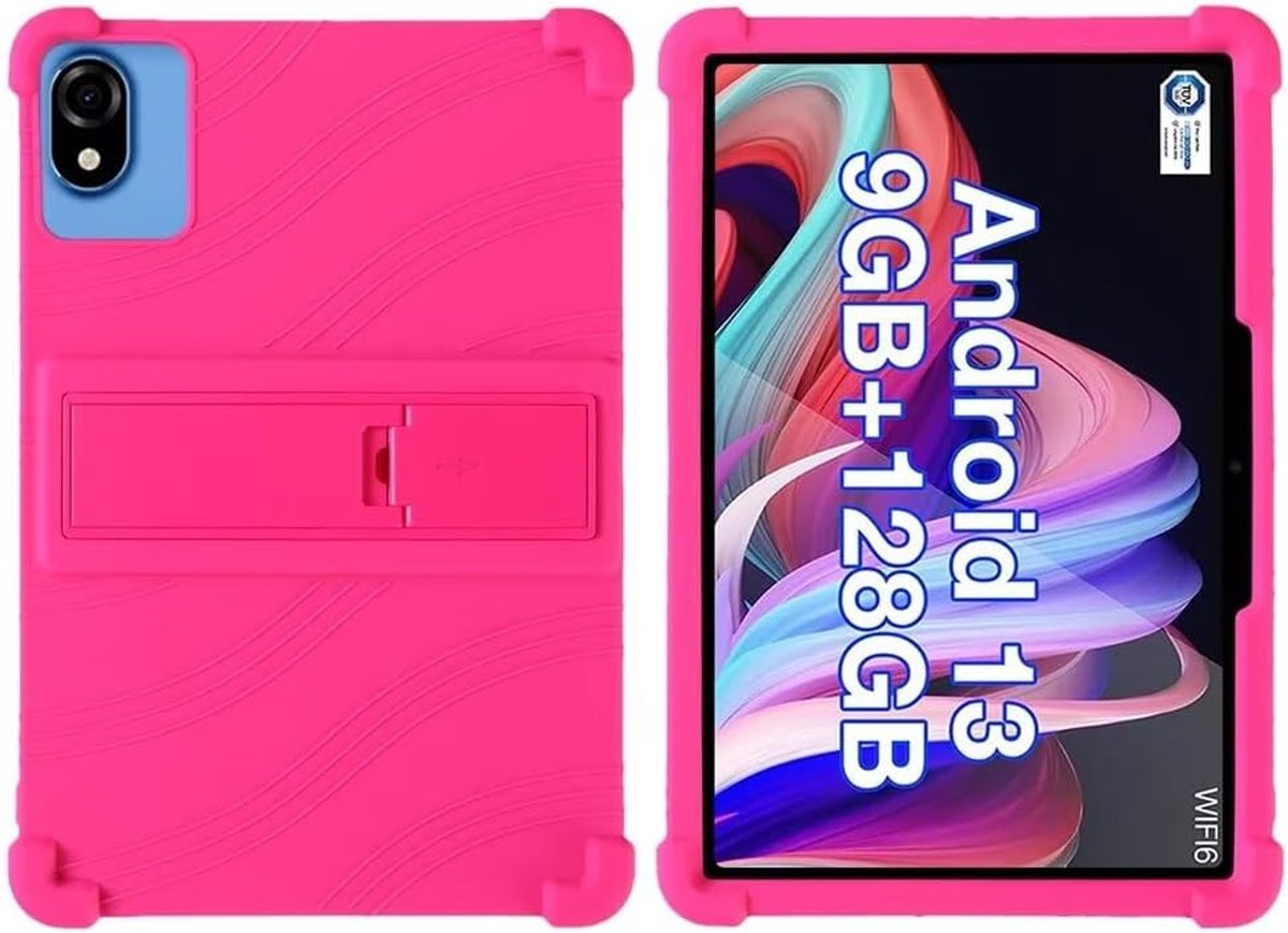 Tabletcase voor DOOGEE U10 - verstelbare zachte silicone - kindvriendelijk - ideaal voor films kijken - ShopVlot