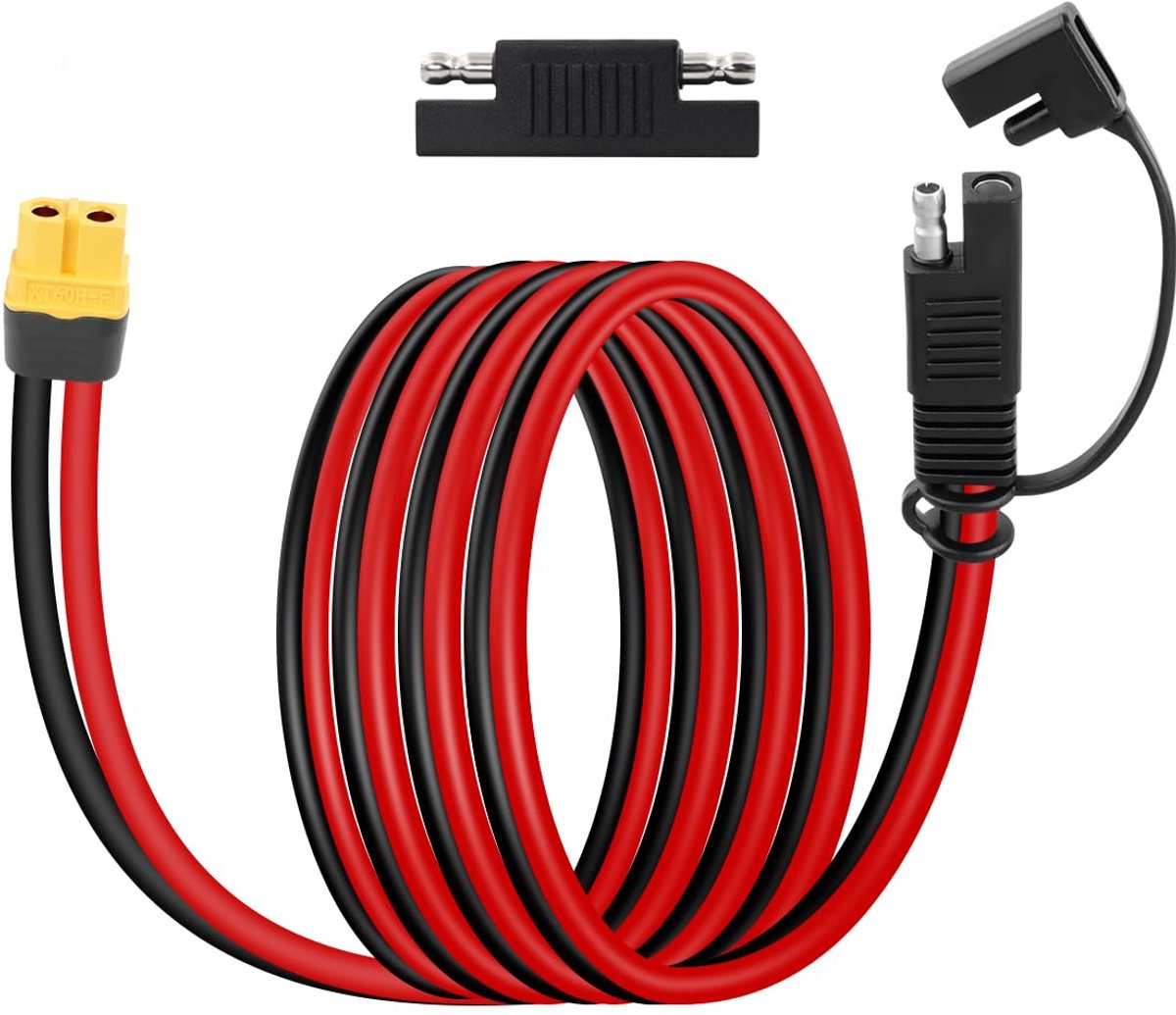 XT60 naar SAE Adapter Verlengkabel - 3FT - Polarity Reversing Adapter - Ideaal voor Zonne-energie - ShopVlot