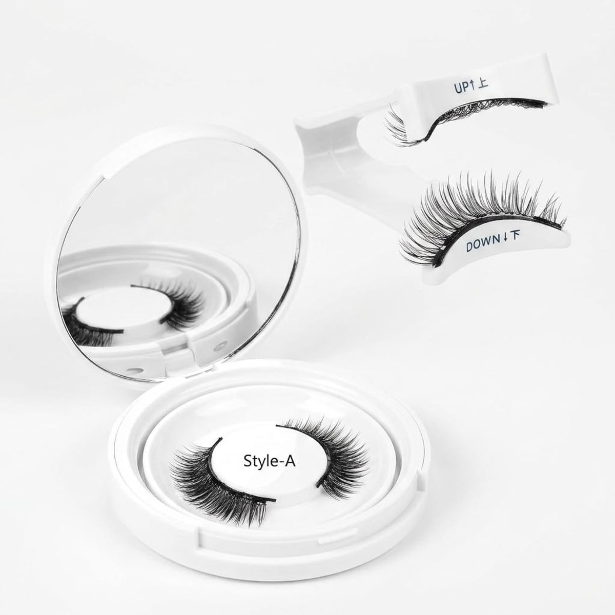 Herbruikbare magnetische wimpers - natuurlijke look - synthetische vezels - eenvoudig aan te brengen - ShopVlot