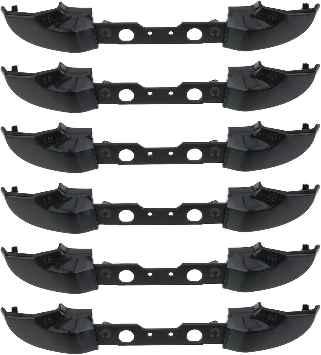 Gameconsole controller knoppen 6Pcs - zwart plastic - compatibel met XBOX ONE Slim - verbeterde nauwkeurigheid - ShopVlot