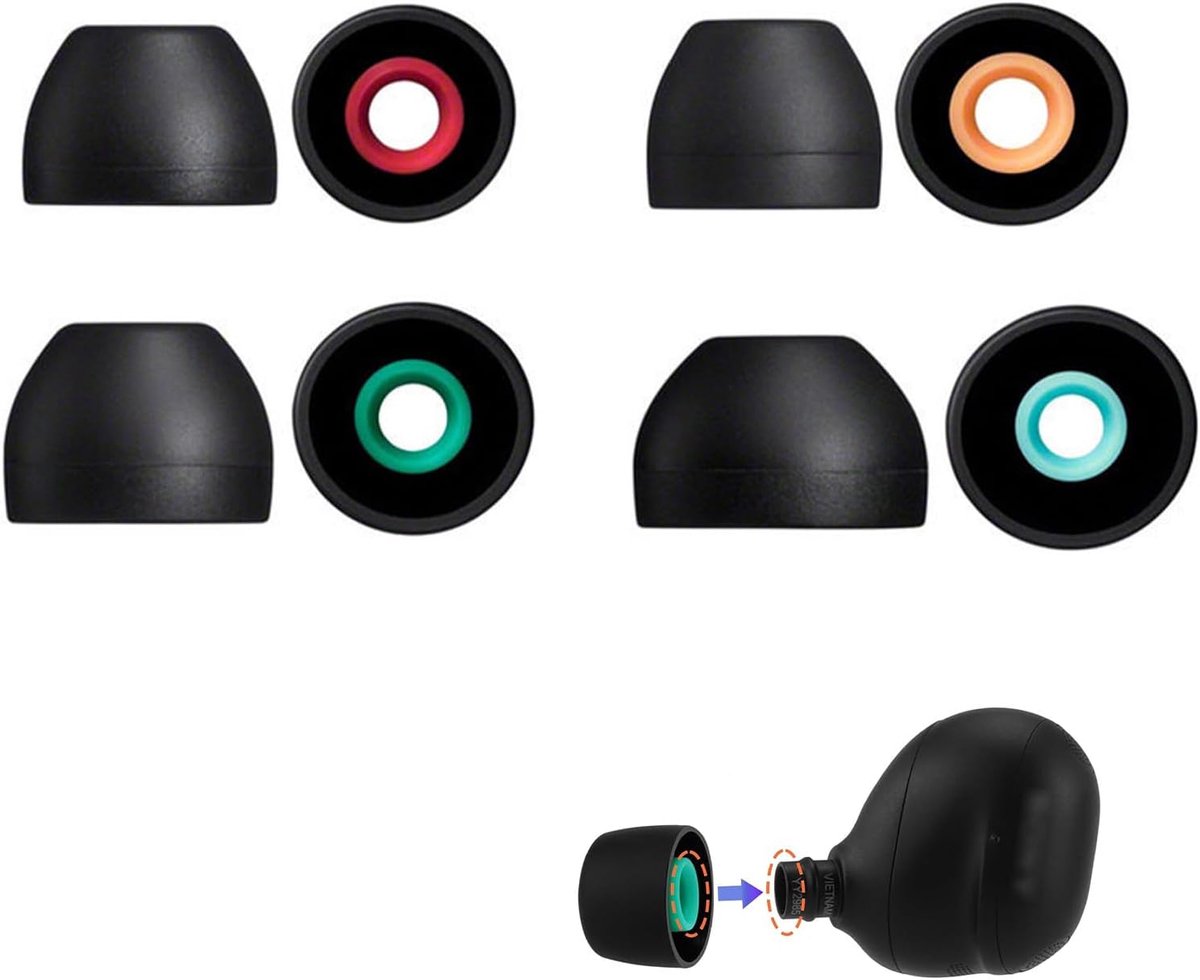 Vervangende oordoppen voor WF-1000XM5 - zachte silicone - in-ear - optimaal comfort - ShopVlot