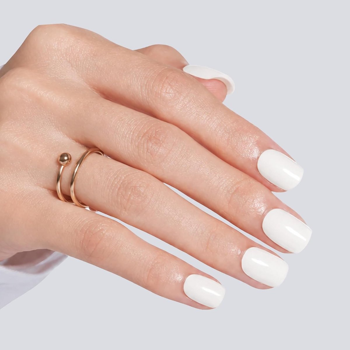Valse nagels 16 stuks - Franse stijl - Naakt en elegant - Makkelijk aan te brengen - ShopVlot