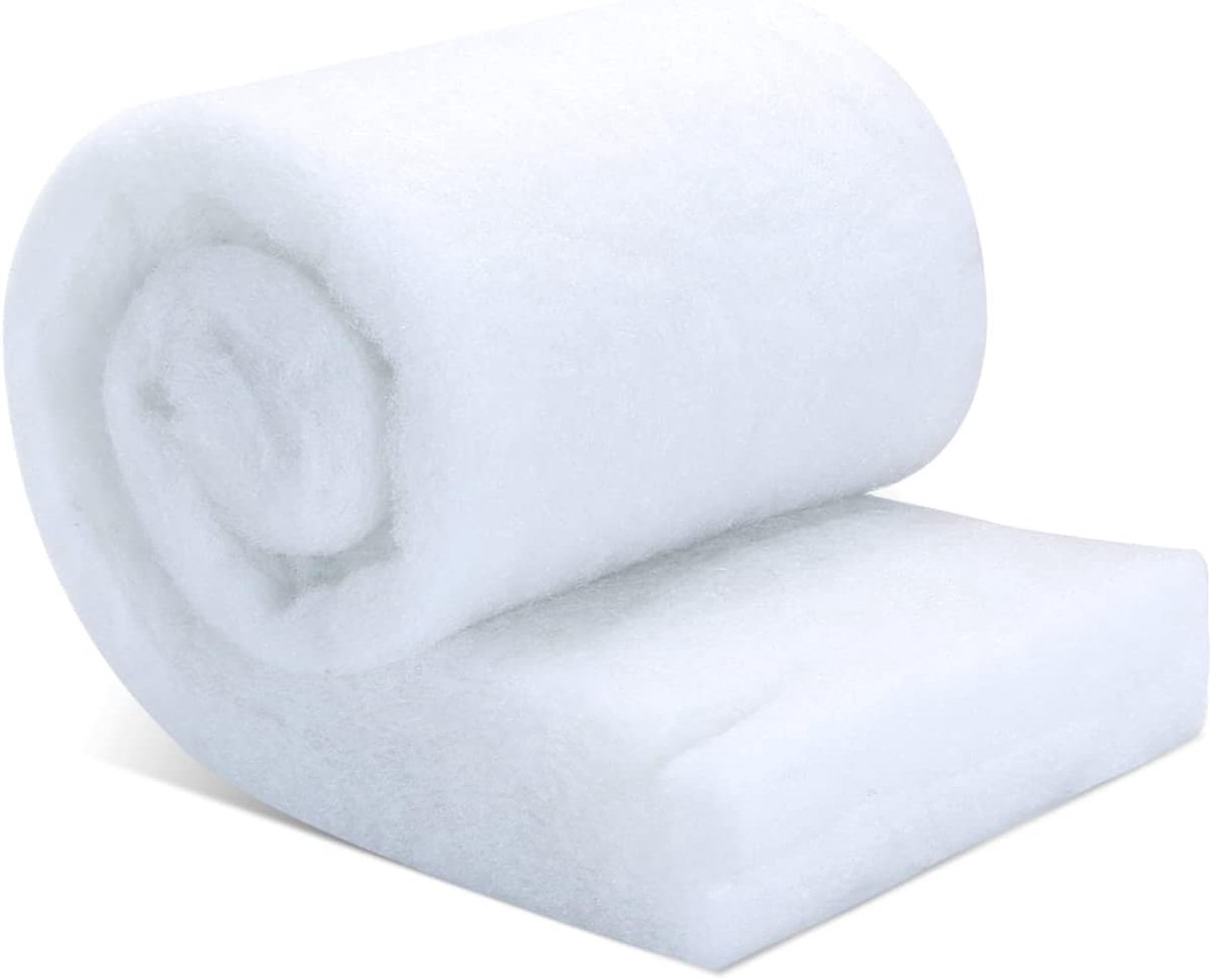 Sponsfilter aquarium L 60 x B 30 x H 2,5 cm - hoge dichtheid - snijbaar katoen - optimale filtratie - ShopVlot