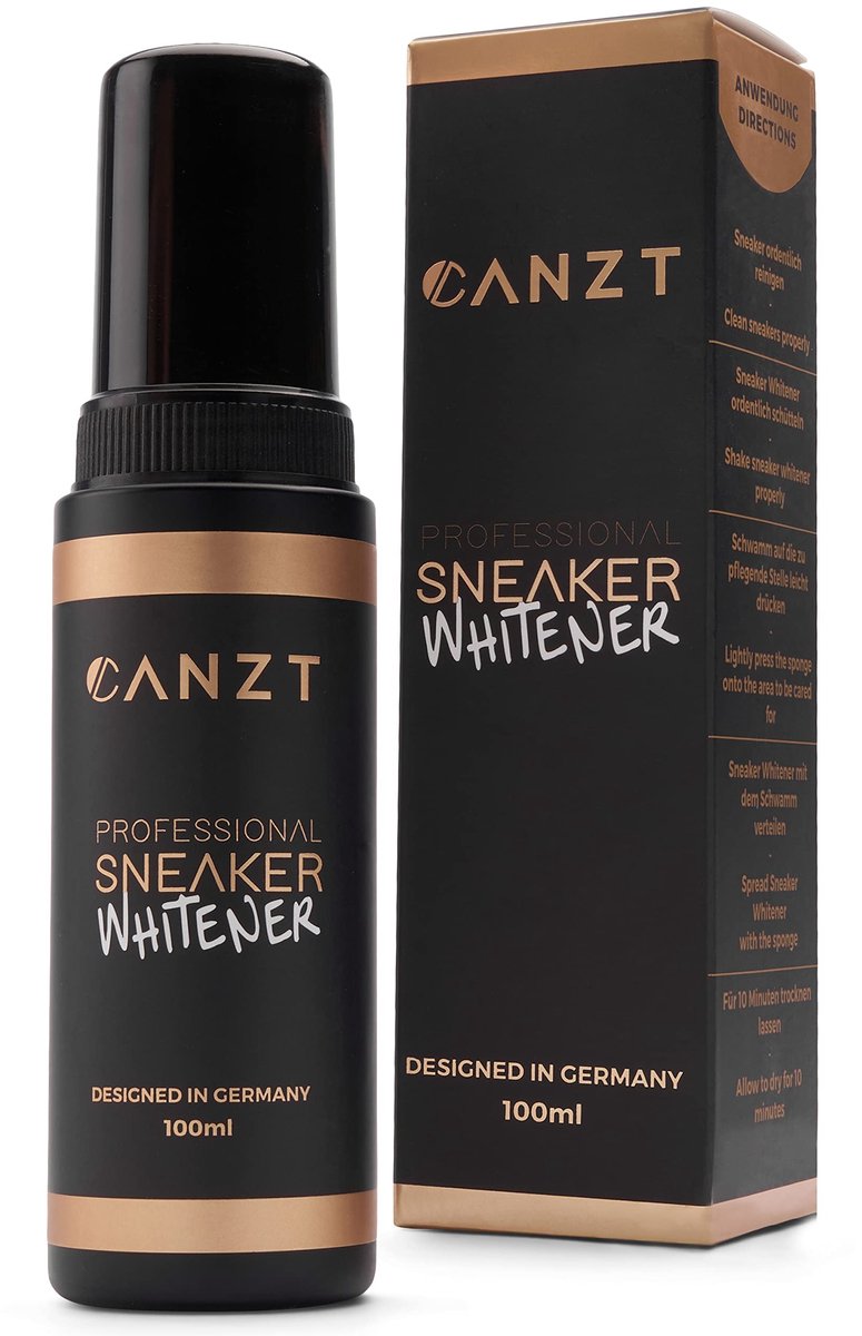 Sneaker whitener 100ml - witte schoenpoets - herstelt zolen en leer - kleur opfrissen - ShopVlot