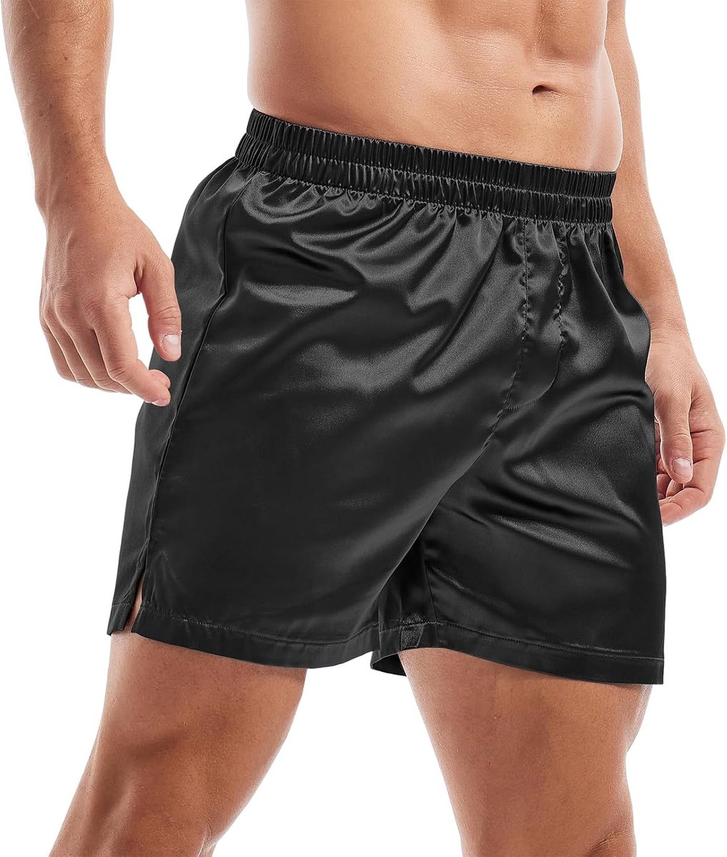 Slaapshorts heren - satin - comfortabel - ideaal voor nachtrust - ShopVlot