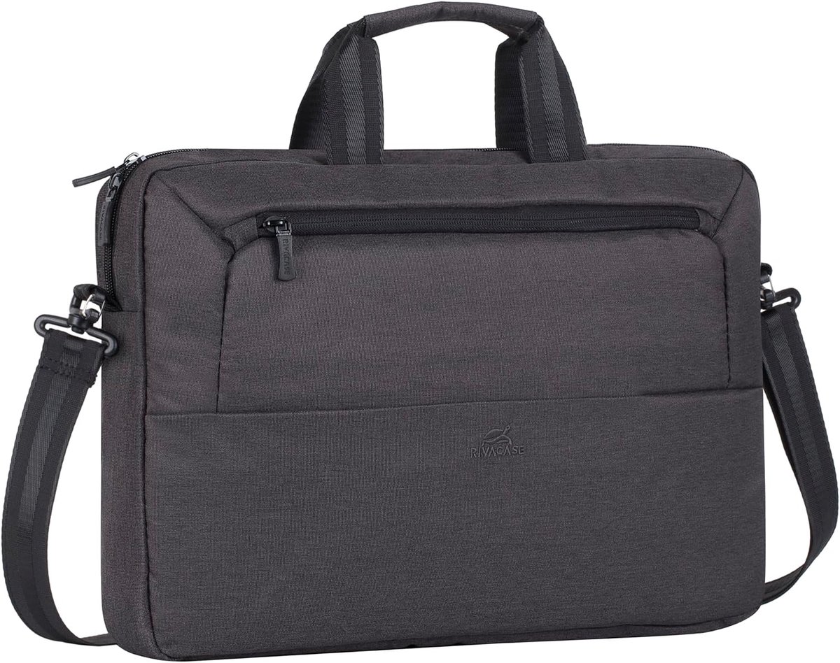 Laptop tas 15,6 inch - zwart - water- en spuitbestendig - ideaal voor tablet en accessoires - ShopVlot