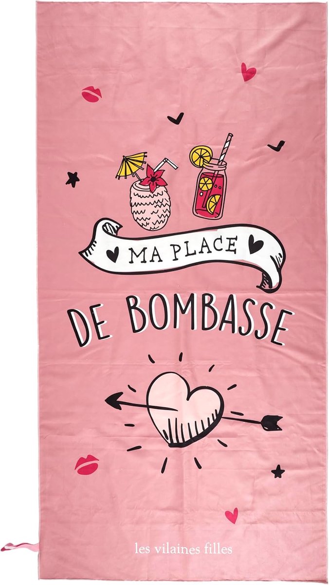 Badhanddoek 90 x 180 cm - polyester - zachte uitstraling - ideaal voor thuisgebruik - ShopVlot
