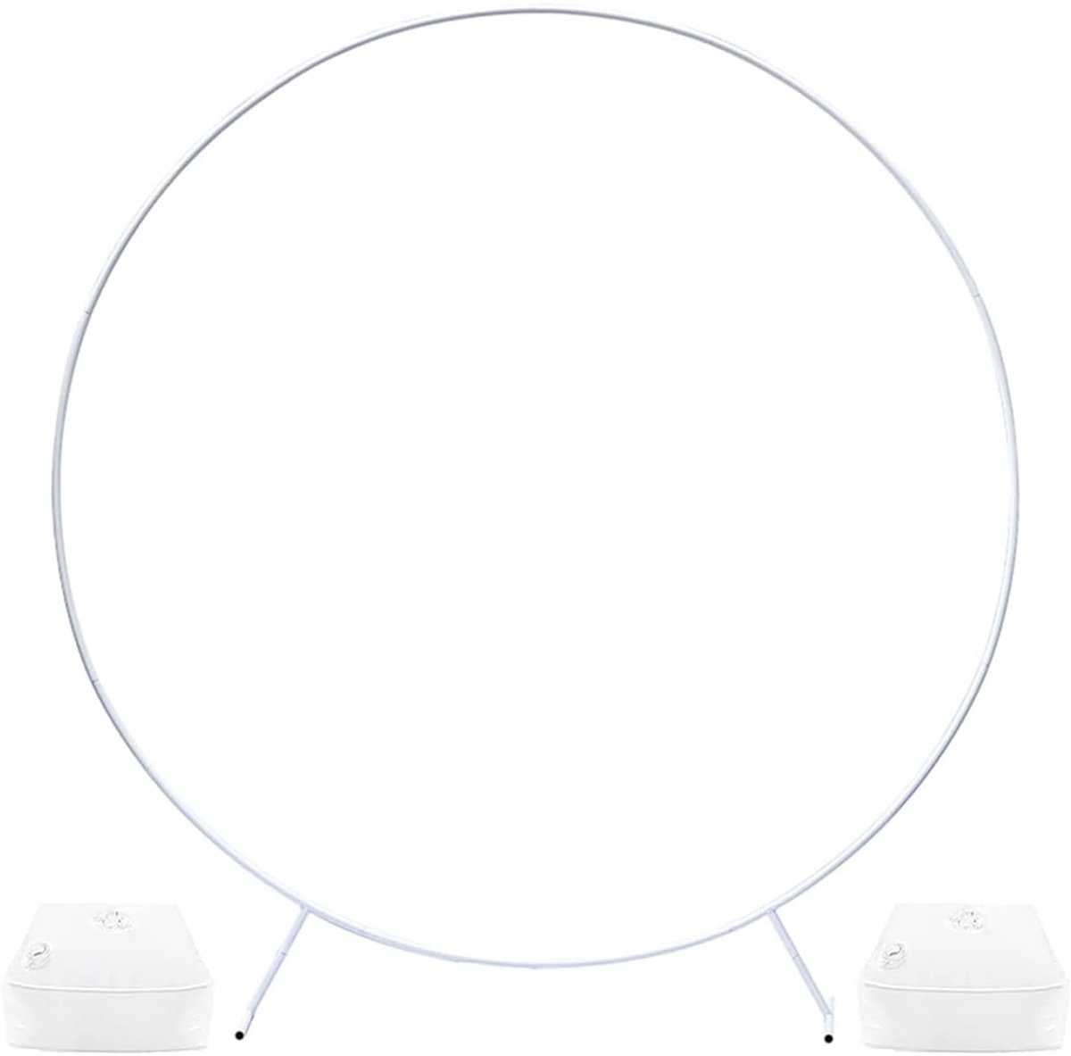 Ballon Boogstand 1,8M Wit - Metalen Basis - Verwijderbaar en Herbruikbaar - Perfect voor Feesten - ShopVlot