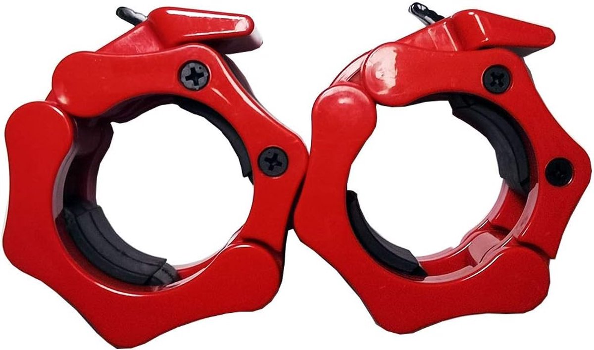 Olympische Halterstang Klemmen 2 Inch - Locking Gewichtsklemmen - Veilig voor Gewichtheffen - ShopVlot