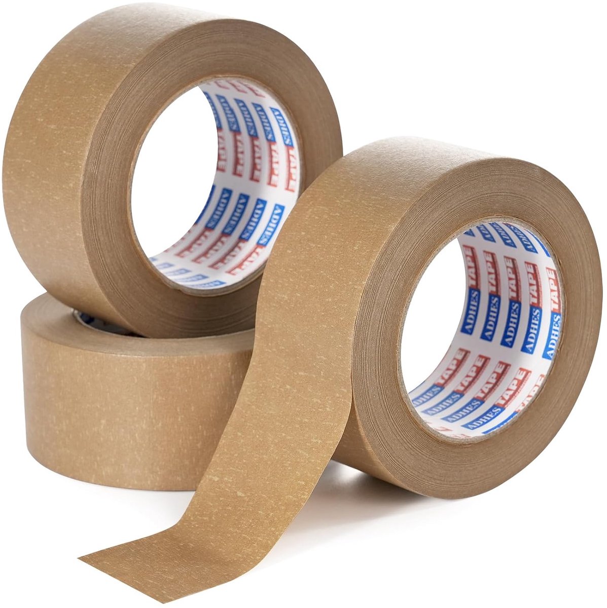 Papier tape 50mm x 50m - bruin kraft papier - eco-vriendelijk - ideaal voor verpakking - ShopVlot