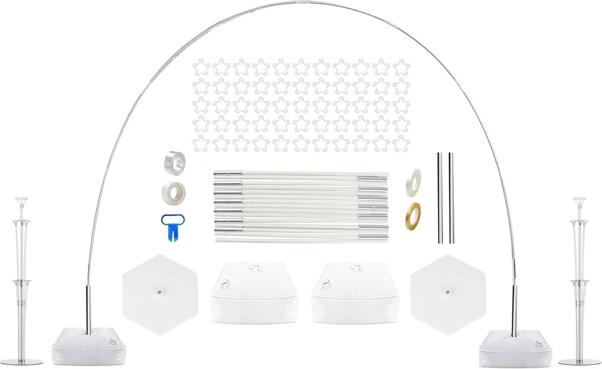 Ballonboog Set 6 Meter - Herbruikbaar, Verstelbaar - Duurzame vezels - Perfect voor Feestdecoratie - ShopVlot