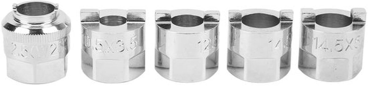 Strut Nut Socket - Praktisch Roestvrij Staal - 5 Stuks Voor Auto's
