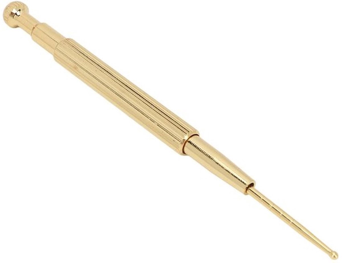 Handmatige acupunctuurpen, massagepen van koper met comfortabele grip, betrouwbaar hulpmiddel voor gezichtsreflexologiemassage voor vrouwen