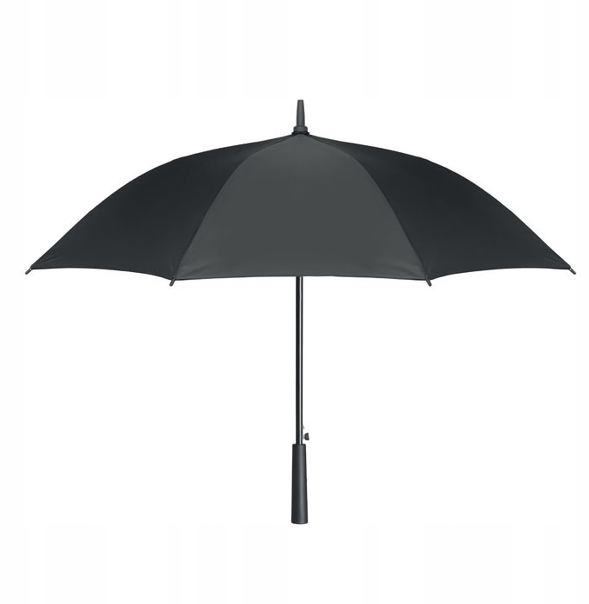 Merkloos Automatische winddichte paraplu 23 inch, zwart