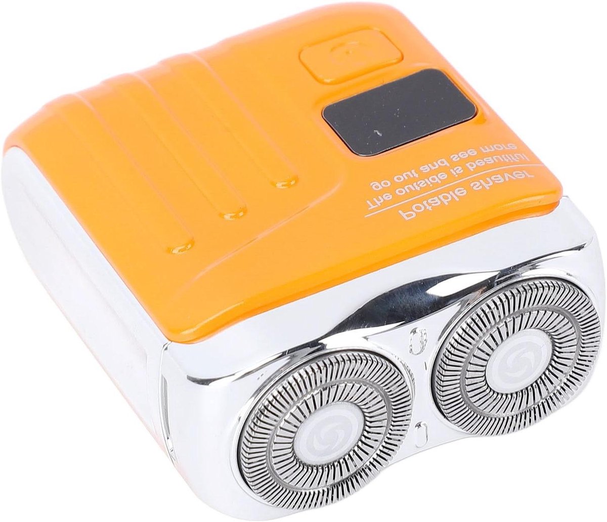 Mini Baardtrimmer - Elektrische Trimmer - Snel Trimmen - Dubbele Magnetische Kopper - 11 x 10 x 5 cm - Zwart