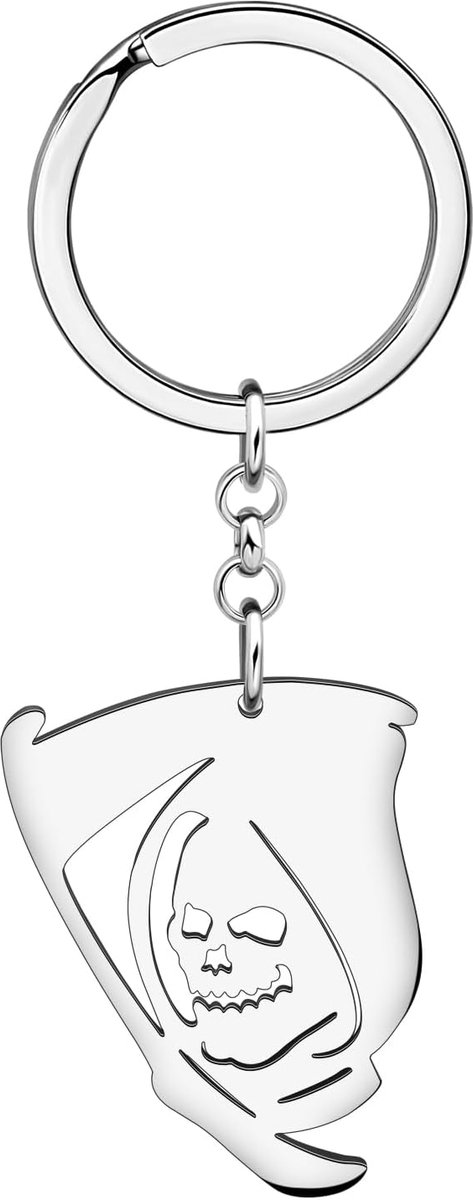 Rvs Nieuwigheid Magere Hein Sleutelhanger Auto Rugzak Sleutelhanger Raar Festival Sieraden Voor Vrouwen Geschenken