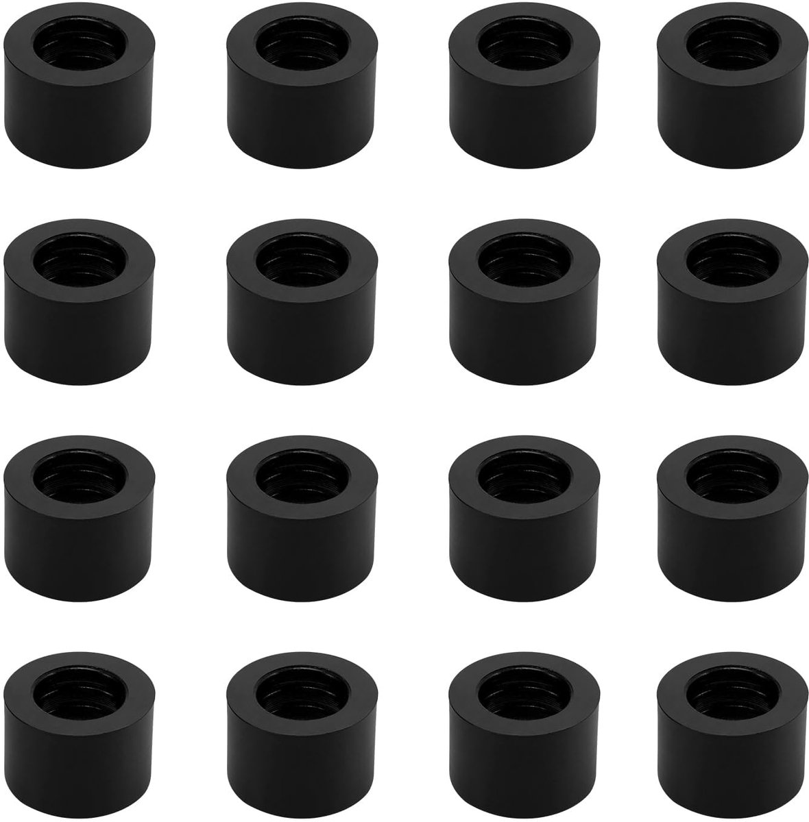 16 stuks rubberen afdichtingen, afstandshulzen, kunststof, M8, 15 mm, buitendiameter 8 mm, binnen 10 mm dik, kunststof afstandshulzen voor huishouden, auto, container