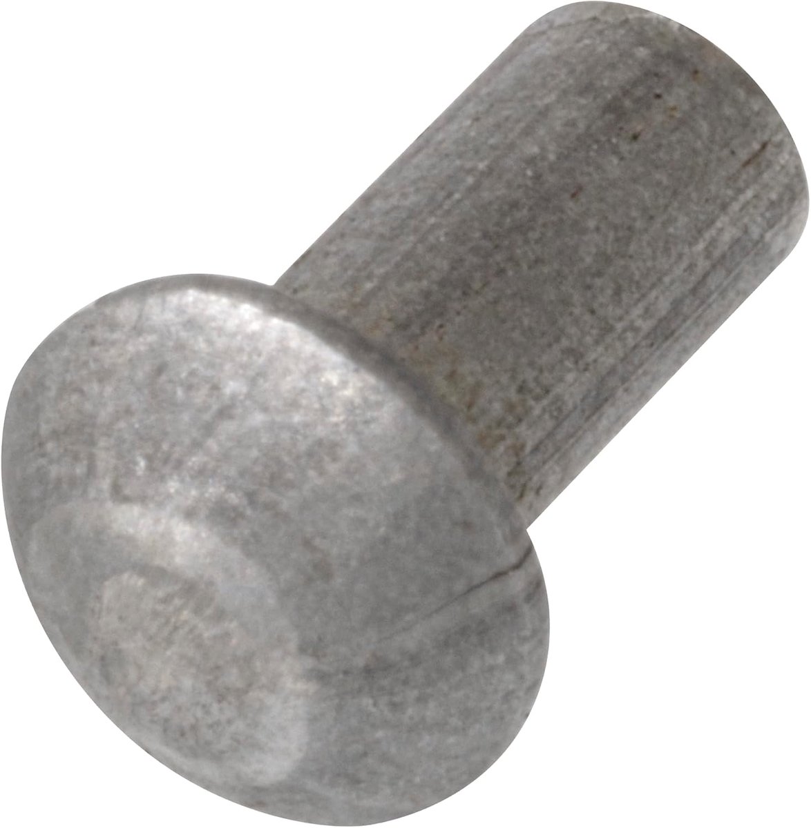 - C62014 - Set van 20 aluminium klinknagels Ø2.5x5mm met gebogen halfronde kop - klinknagel/te slaan - DIN 660 - kleur zilver - niet-demonteerbare montage plaatstaal leer klinknagel machine