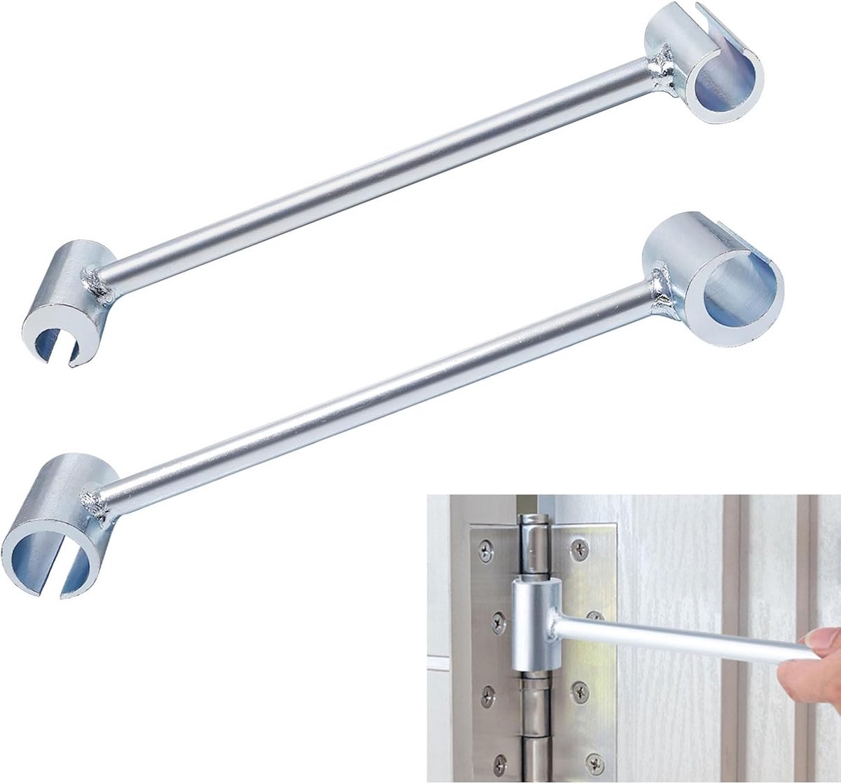 Instelgereedschap voor deurscharnier, verstelbare moersleutel, instelgereedschap, scharnieren, instelsleutel voor brandwerende deuren (14 + 19 + 23 + 25 mm)