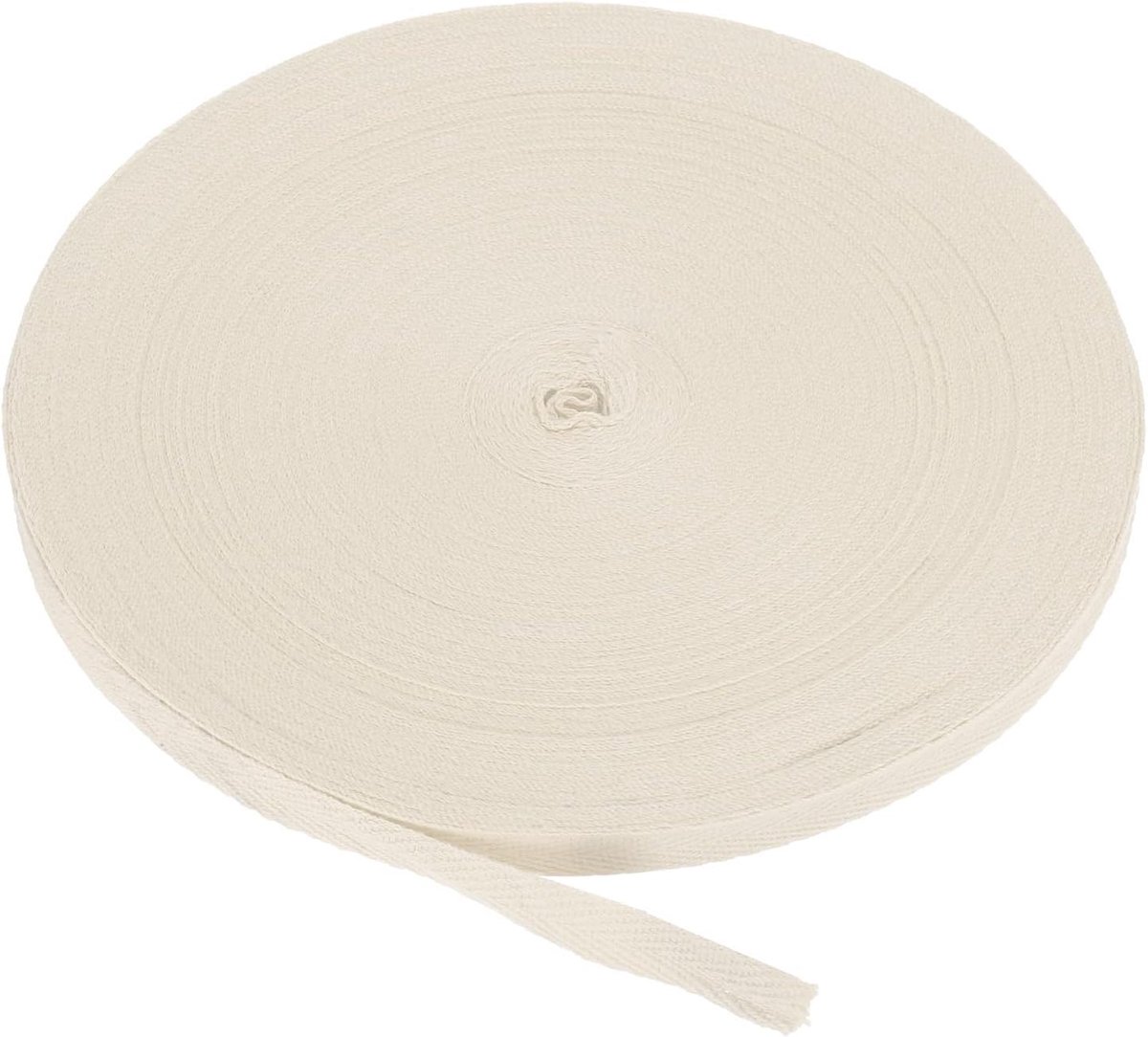 Katoen Twill Tape 3/8 Inch 50 Yards Katoen Lint Bias Binding Tape Visgraat Singelband Trim voor Naaien Gift Wrapping Craft DIY Beige