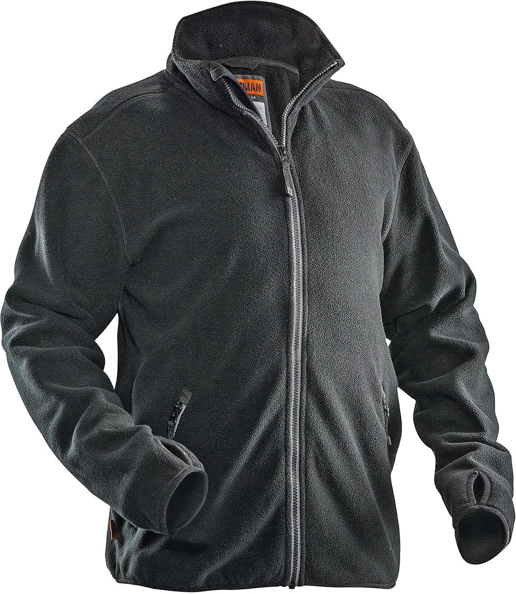 Fleece jas, 1 stuk 3XL zwart