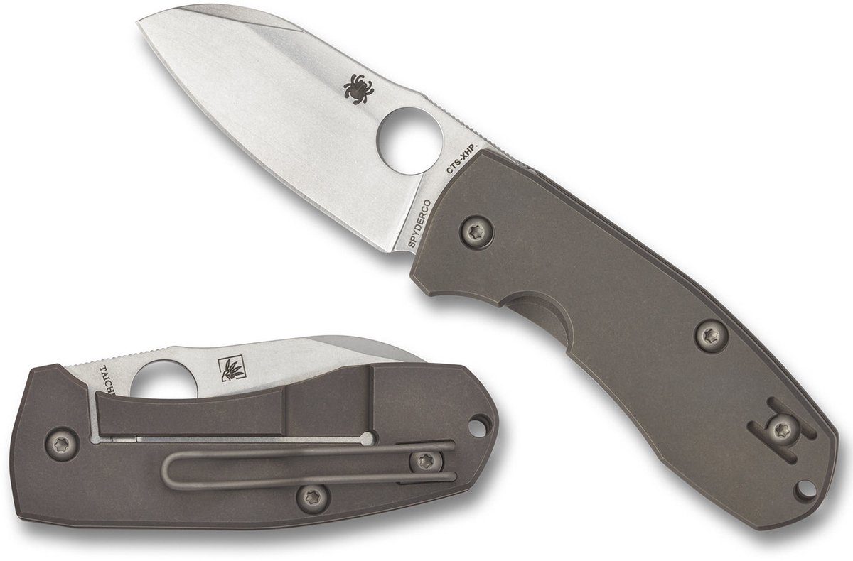 Spyderco Techno 2 Titanium CTS XHP PE