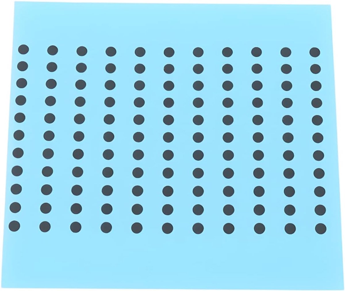 1 Blad 3mm Circulaire Geleidende Knop Pads Geschikt voor het Herstellen van Functionaliteit aan Afstandsbediening en Controlemechanisme Knoppen