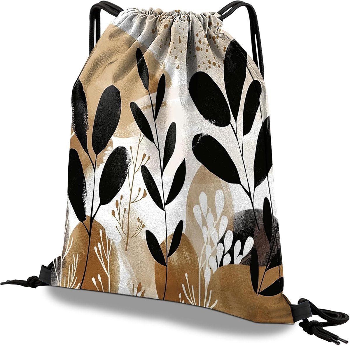 Trekkoord Rugzak Trekkoord String Tas Waterdicht voor Sport Gym Strand Reizen Leuke Esthetische Sackpack Mannen Vrouwen (13 "×17")