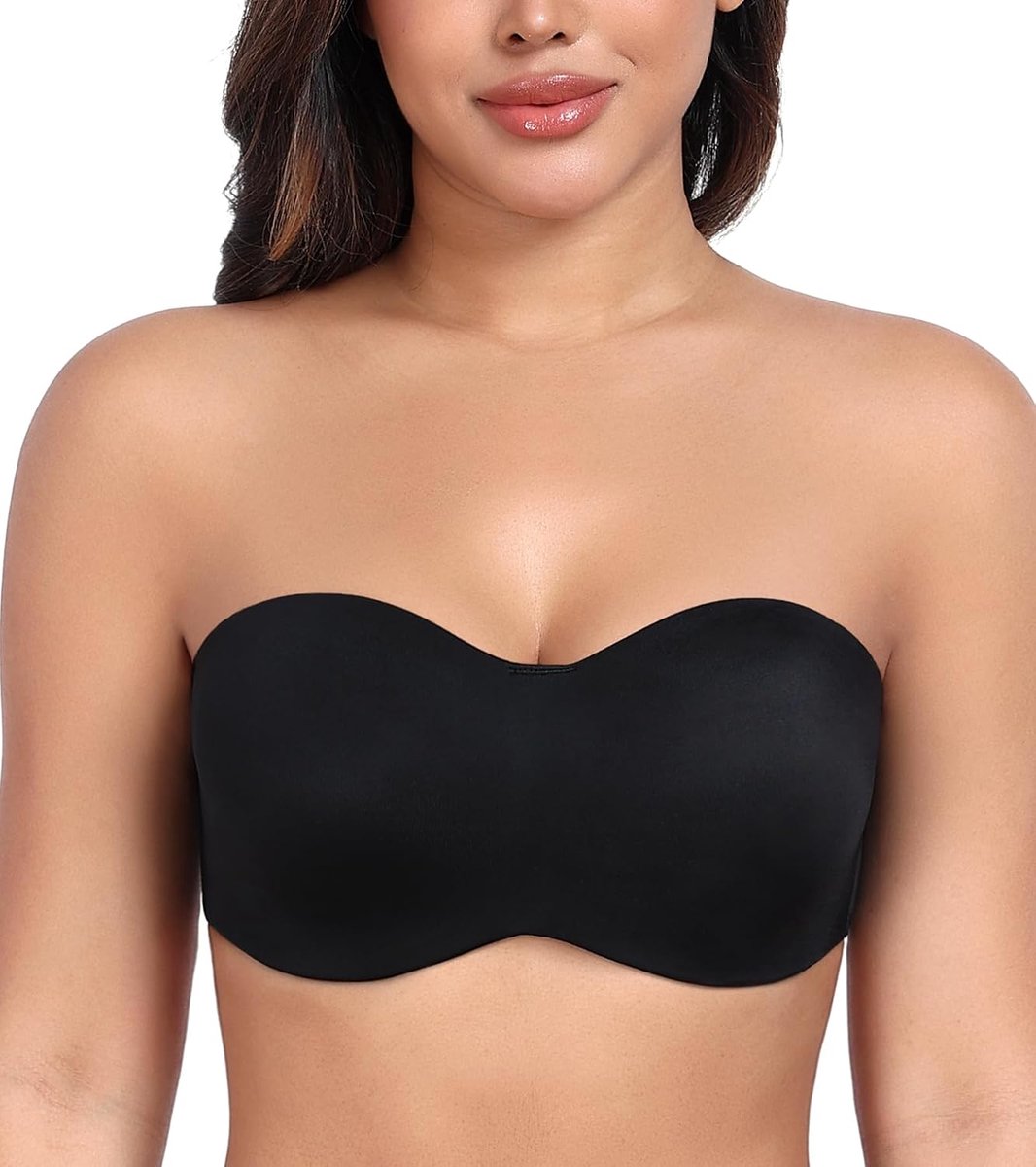 Beugelloze bandeau-beha voor dames, grote maten, zonder bandjes, zonder bandjes