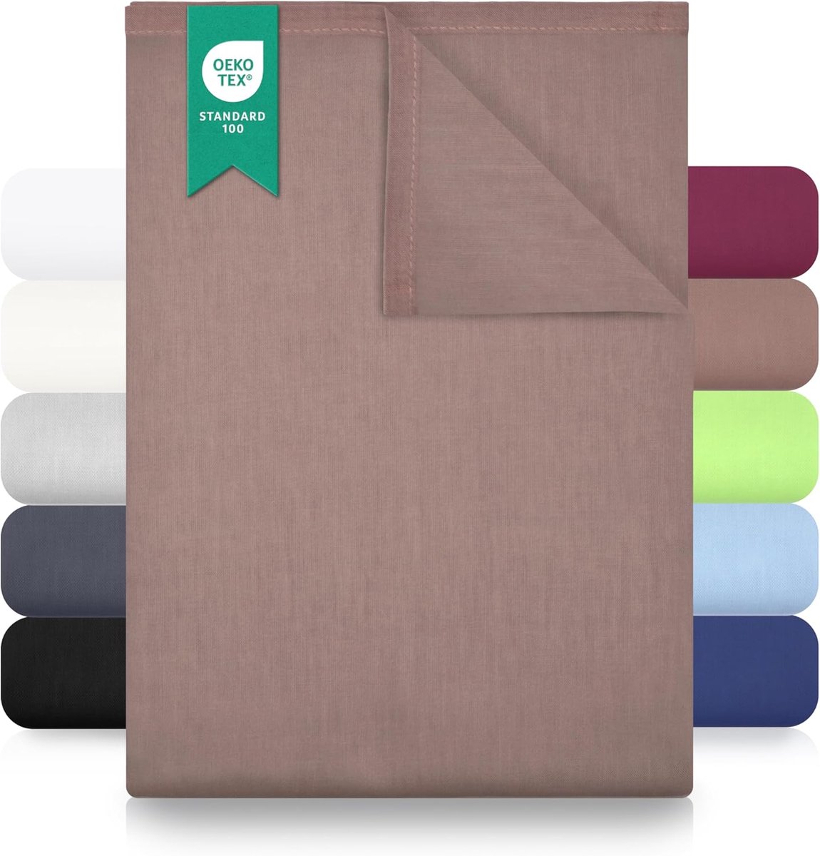 Flat sheet 150x250 cm - 100% katoen - Zacht voor de huid - Ideaal voor kinderen en allergieën - ShopVlot