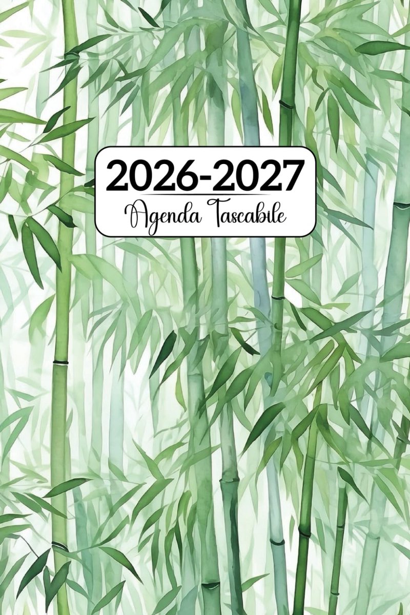 Agenda Tascabile 2026 2027 - A6 formaat - Twee jaar - Perfect voor je dagelijkse planning - ShopVlot