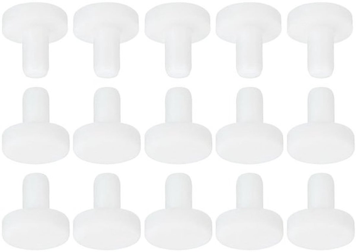 15 Stuks Siliconen Rubber Stopper voor 3.5-4mm Gat