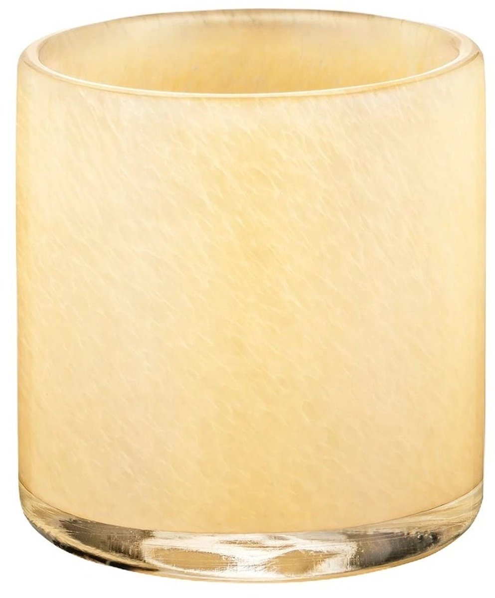 Saga Windlicht Vanilla Small | Beige / Geel